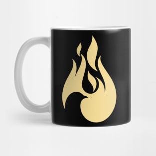 The dove and the flame of fire are symbols of God's Holy Spirit, peace and humility Mug